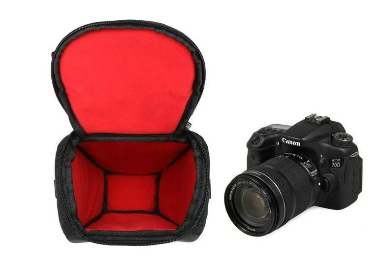 Light Camera Bag Camera Case Shoulder Bag For DSLR SLR CANON 70D 80D 90D 60D 600D 1100D 550D 6D ETC RU