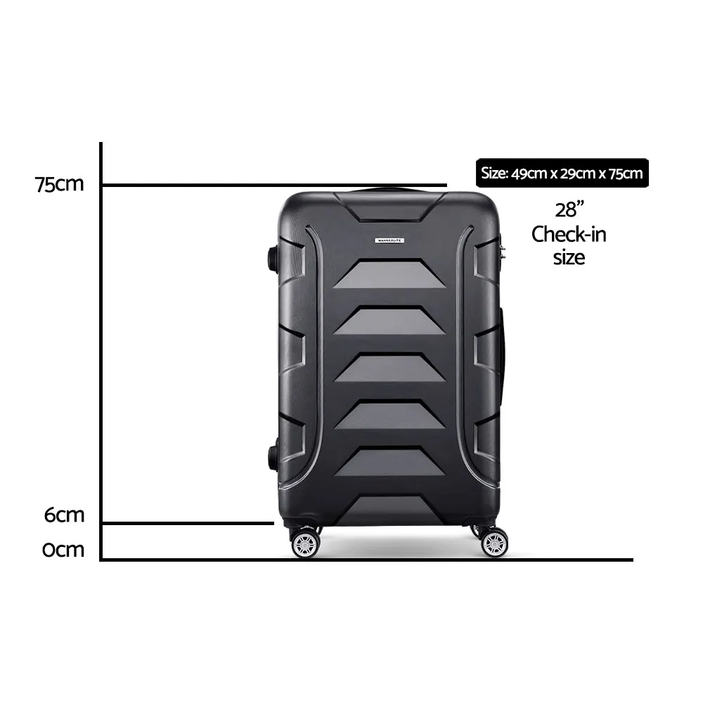 Lightweight TSA 28" Hard Case Luggage with 360° Wheels - Wanderlite