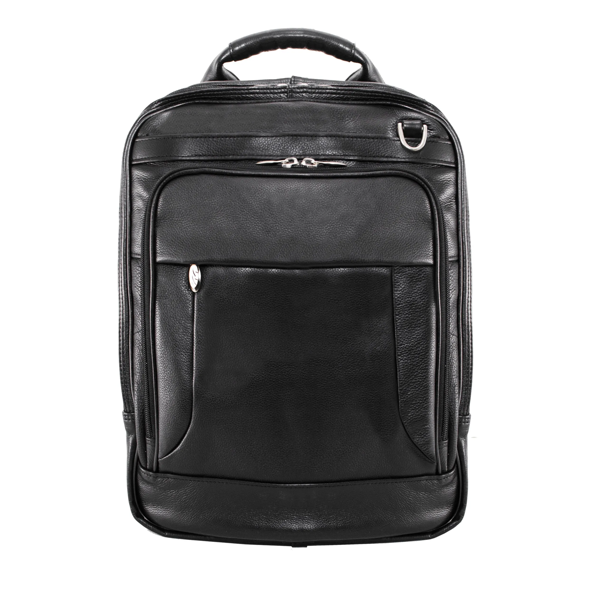 LINCOLN PARK | 15” Leather 3-Way Laptop Backpack