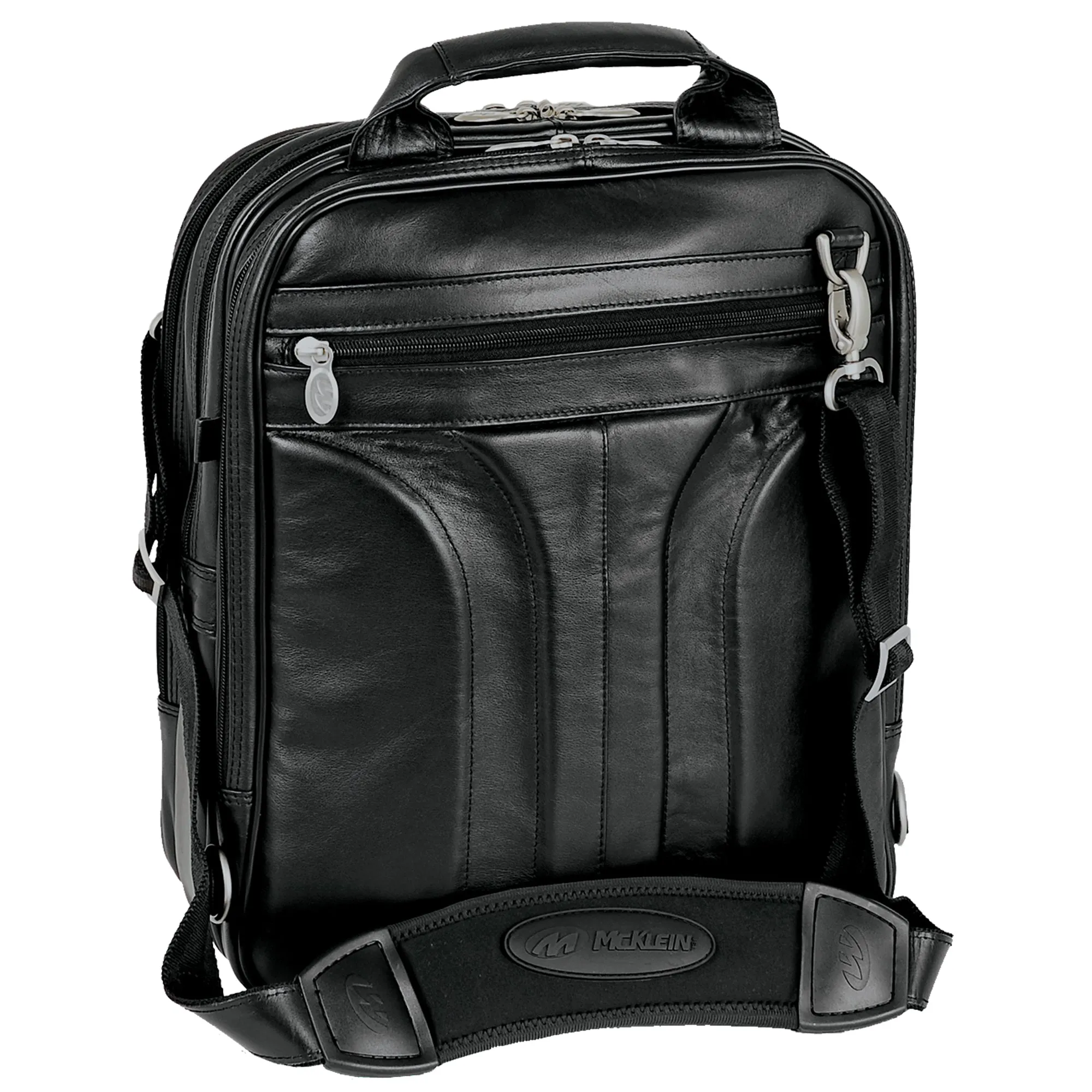 LINCOLN PARK | 15” Leather 3-Way Laptop Backpack