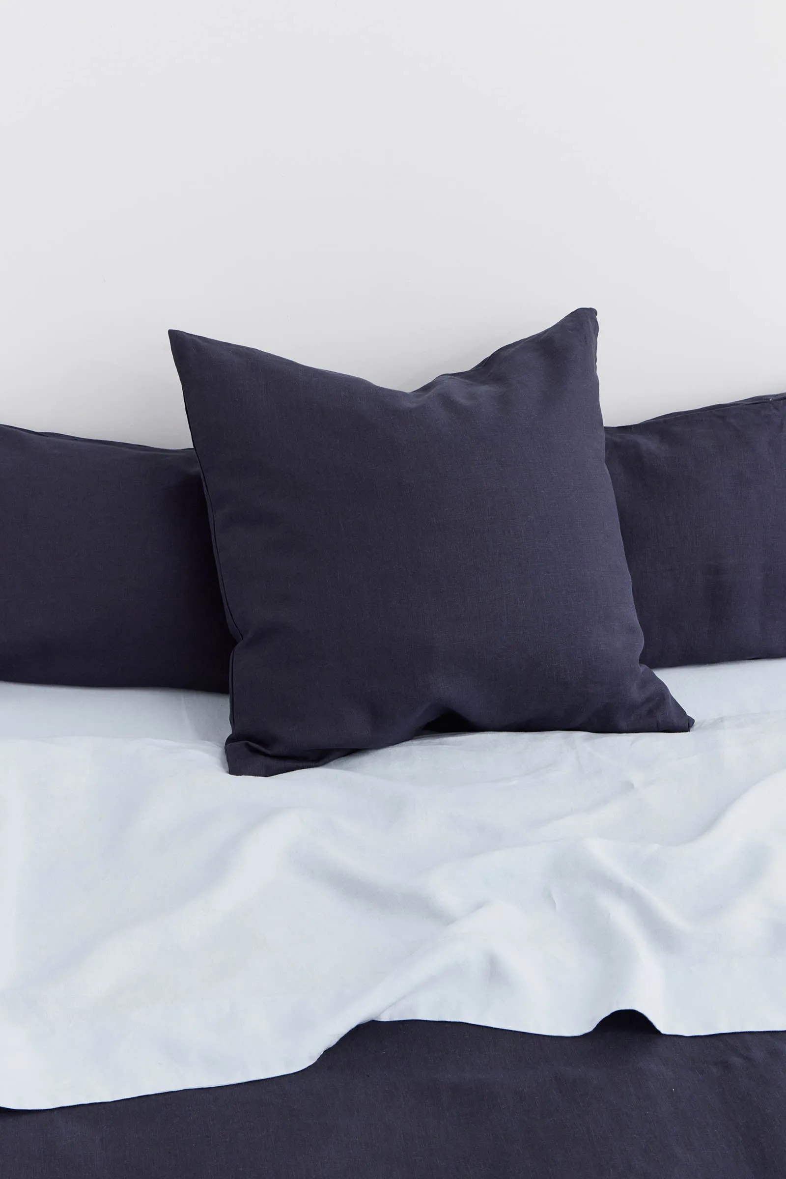 Linen European Pillow Case Midnight