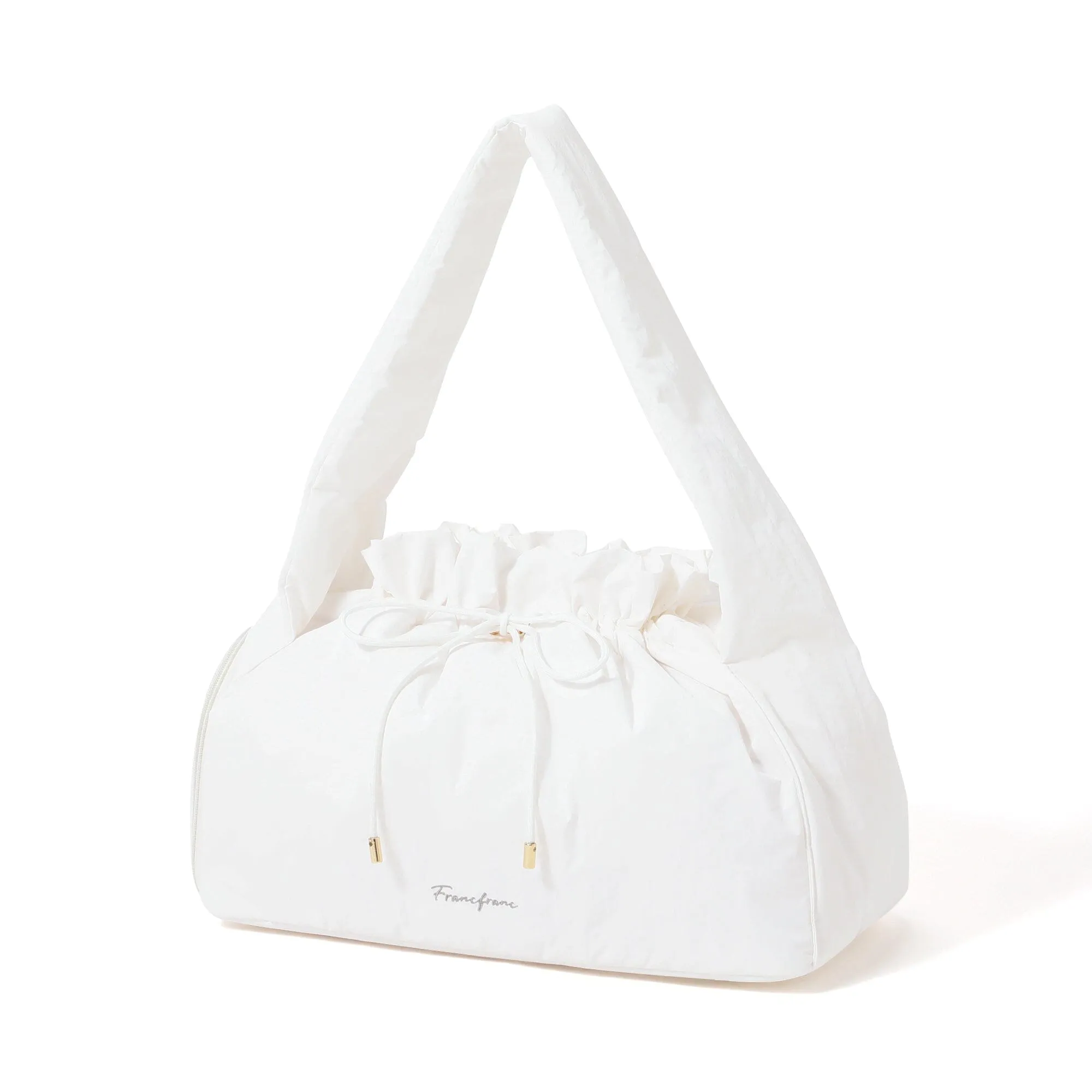 Logo Gym Bag White