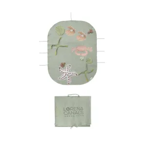 Lorena Canals Small World Machine Washable Green Toy - Under The Sea Toy Set - 50x65cm (Pre-Order; Est. Delivery in 4-8 Weeks)