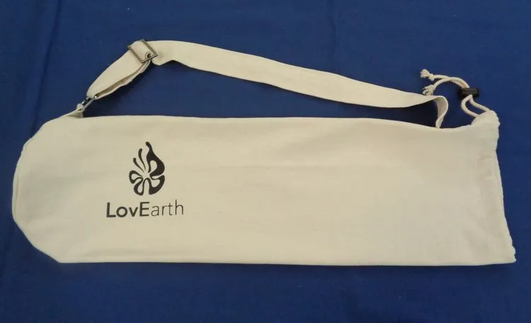 LovEarth Ochre Travel Yoga Mat With Bag