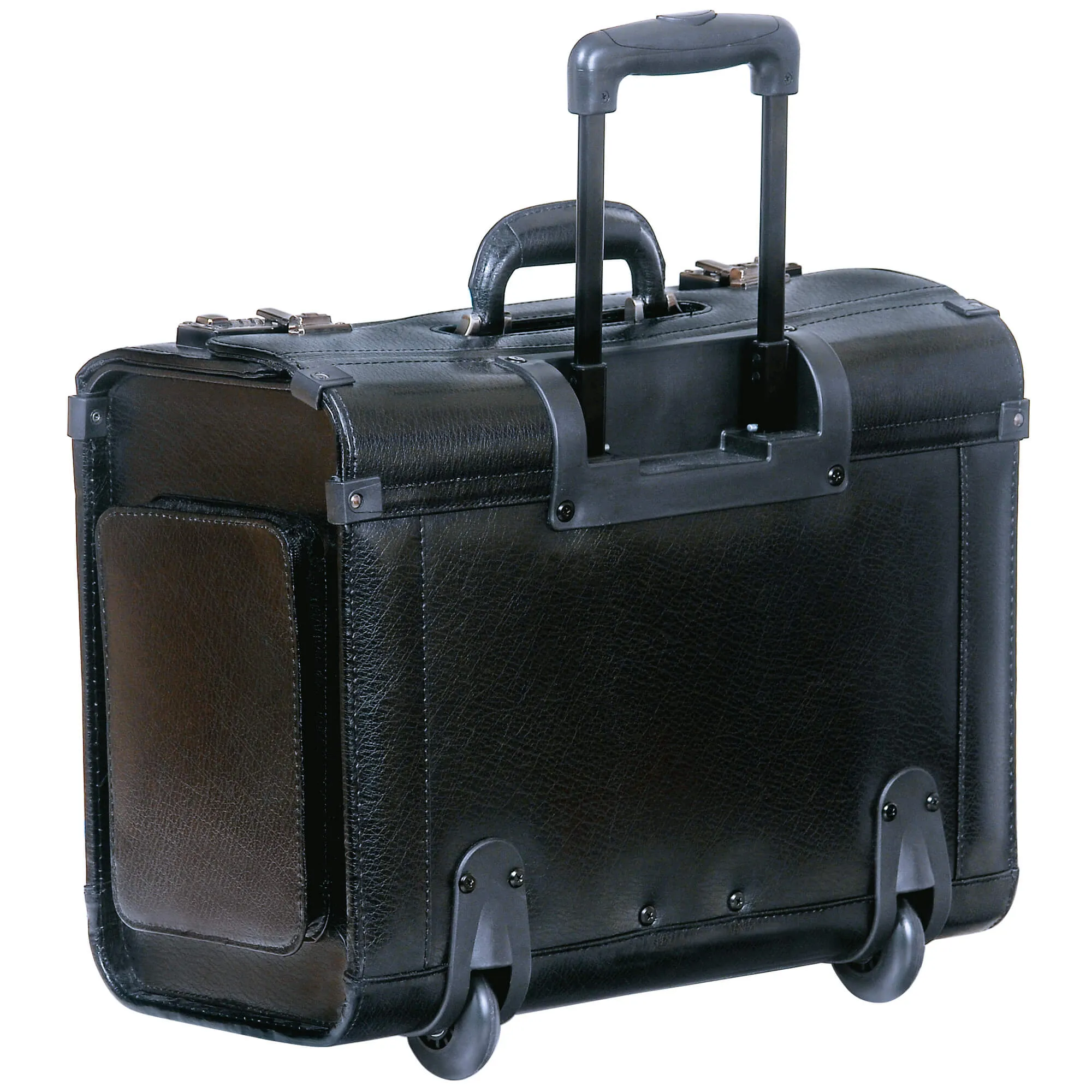 Mancini Leather Wheeled Catalog Case