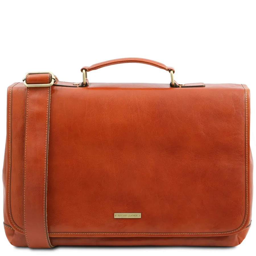 Mantova Leather Briefcase Bag