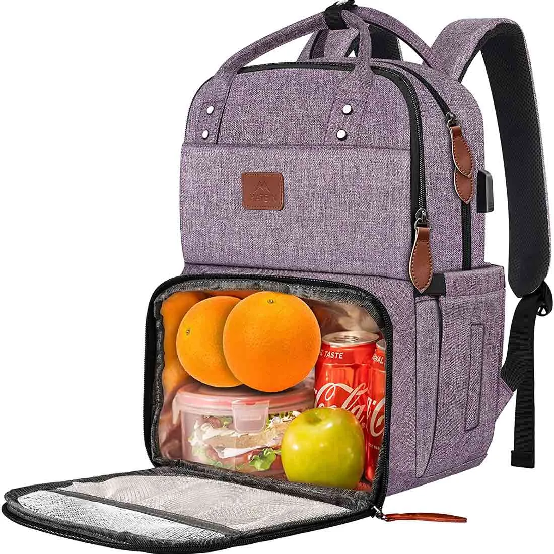 Matein Lunch Backpack for Women Men