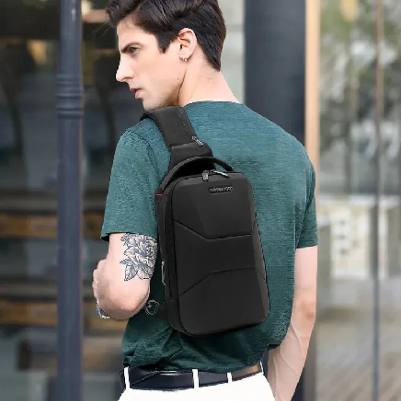 Men's Motorcycle Design Chest Bag