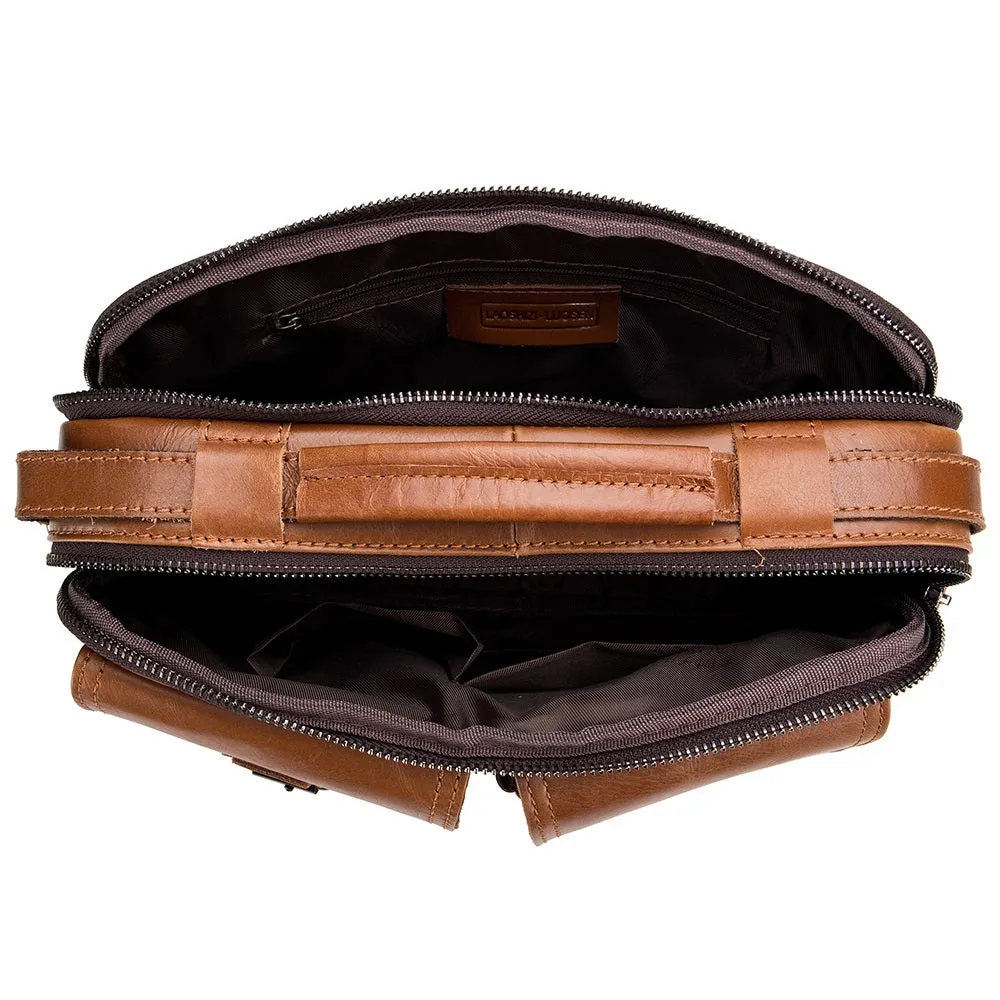 Men's Vintage Business Genuine Leather Crossbody Bag