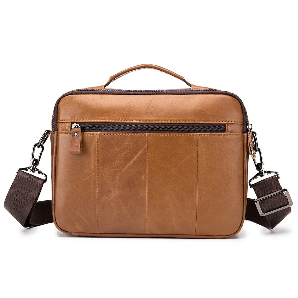 Men's Vintage Business Genuine Leather Crossbody Bag