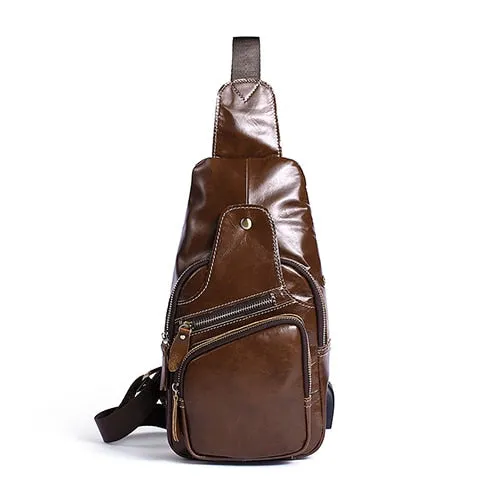 Messenger Bag Men Leather Crossbody Bags