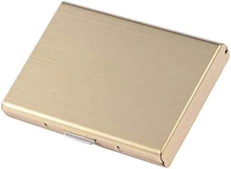 Metallic Rfid Card Holder 6 Compartments