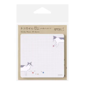 Midori Sticky Notes - Ball and Cat