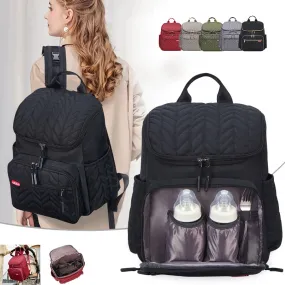 Mom Backpack Maternity Bag for Baby Large Capacity Mommy Bag Waterproof Travel Baby