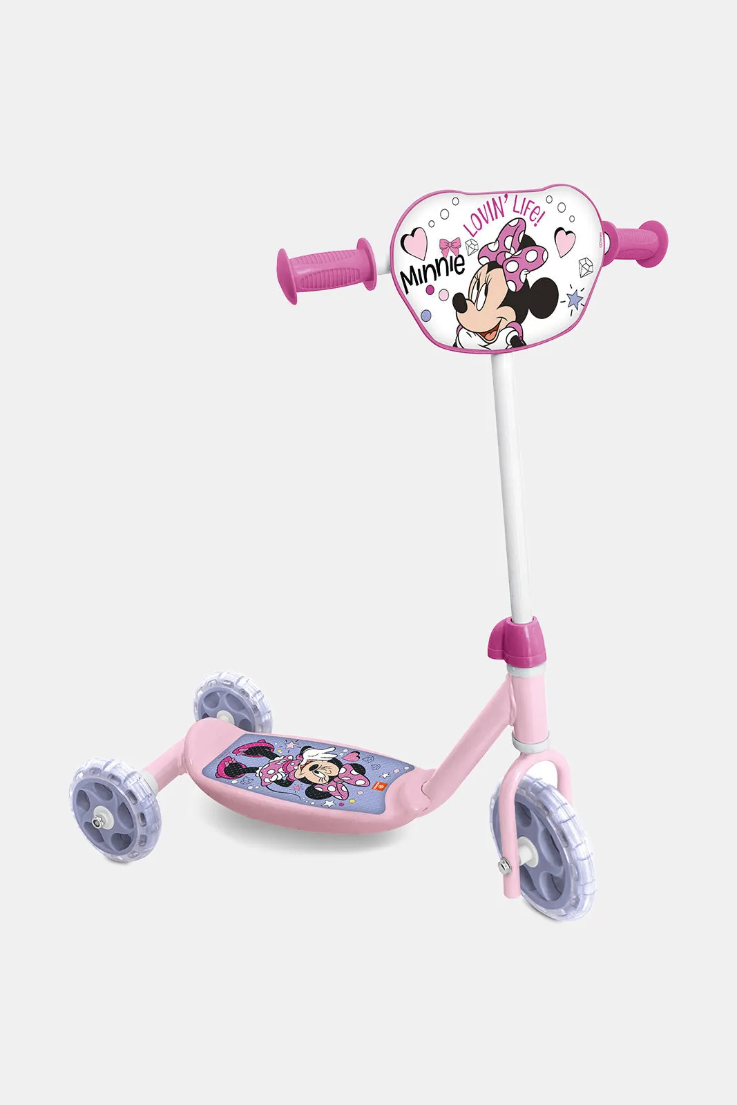 Mondo Girls Purple Minnie Mouse My first Scooter 3 Wheels