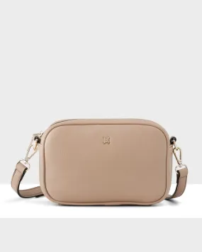 Monica Camera Crossbody Bag - Taupe