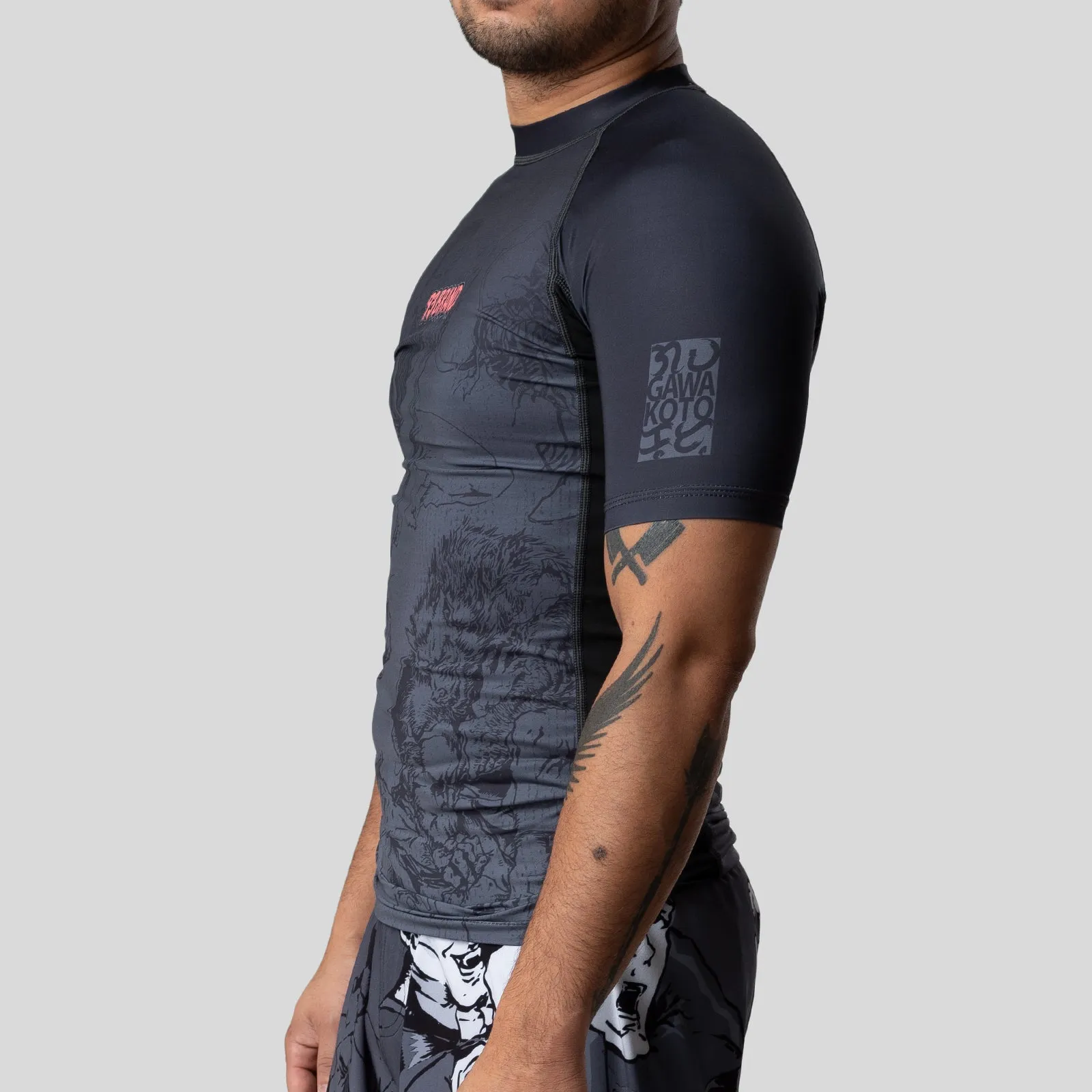 MONSTERS Short Sleeve Rash Guard