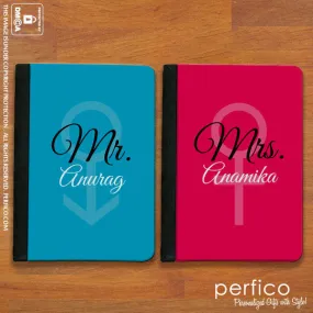 Mr and Mrs IV © Personalized Passport Cover and Holder