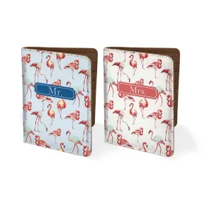 Mr and Mrs Passport Covers Couple Travel Wallet Case Holder