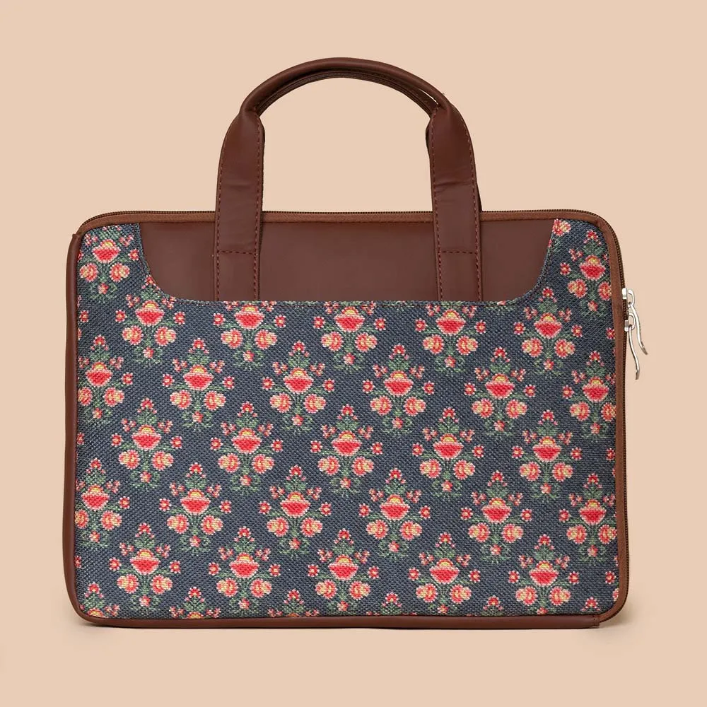 Mughal Garden L-Zippered Laptop Sleeve