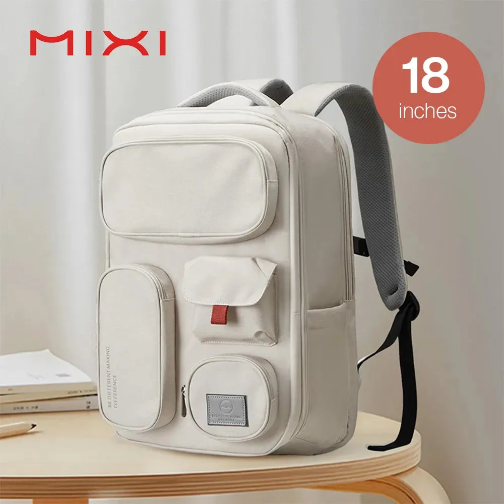 Multi-Compartment Travel Backpack - 18 Inch Waterproof Laptop Bag