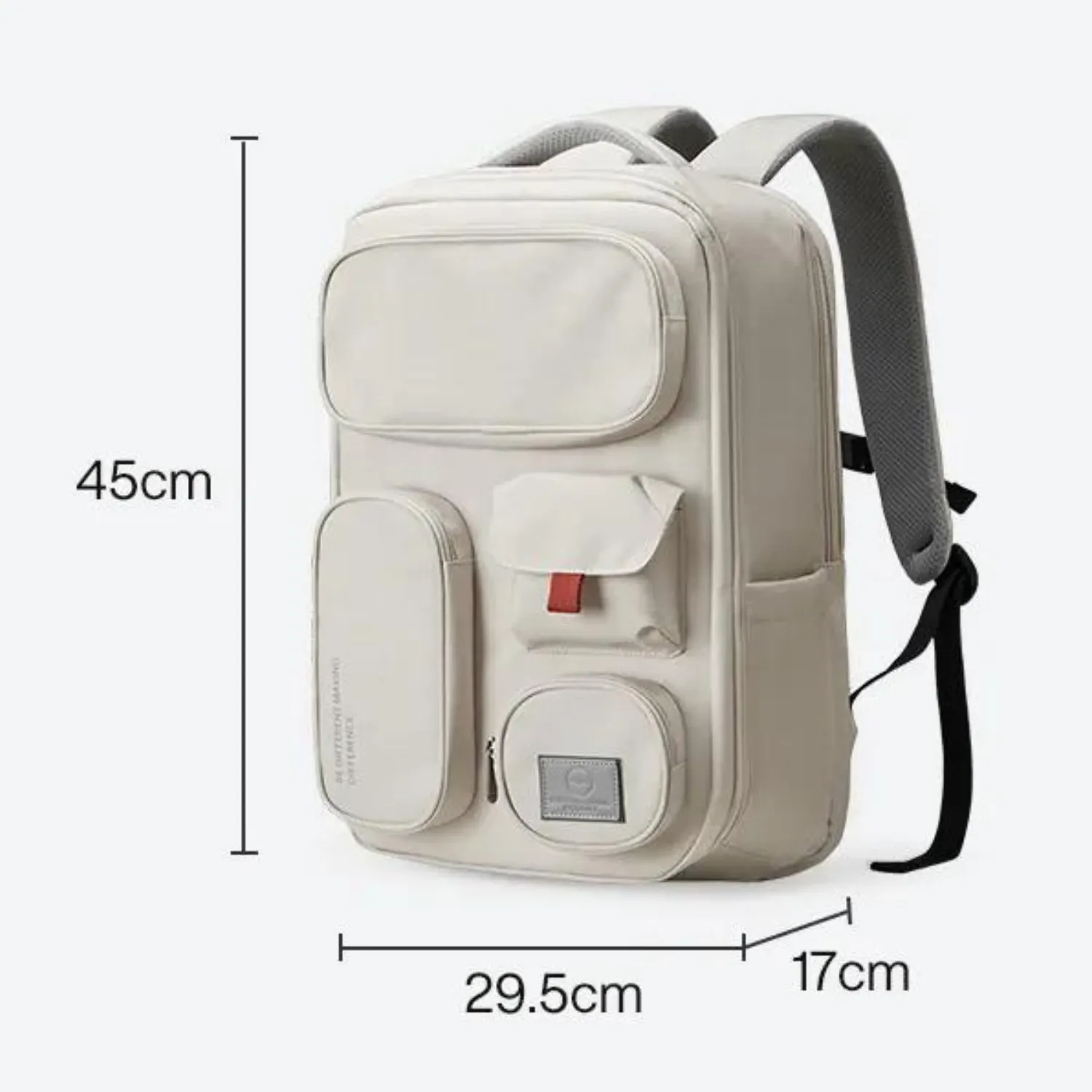 Multi-Compartment Travel Backpack - 18 Inch Waterproof Laptop Bag