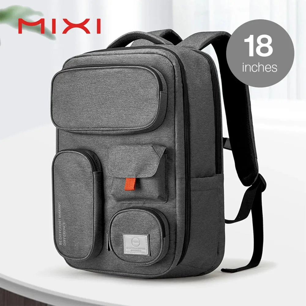 Multi-Compartment Travel Backpack - 18 Inch Waterproof Laptop Bag