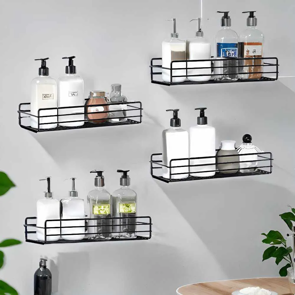 Multipurpose Kitchen / Bathroom Rack Wall Mounted Holder