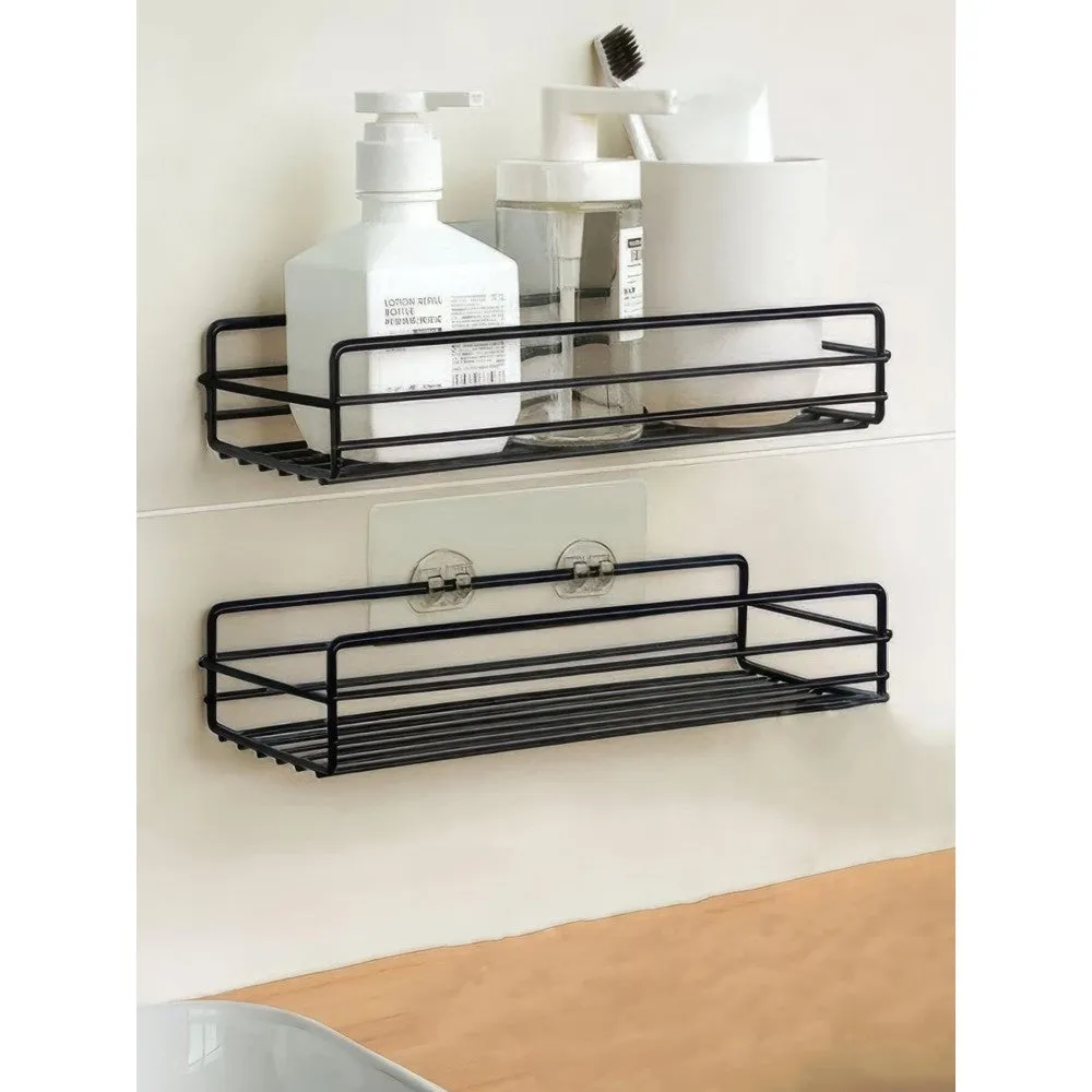 Multipurpose Kitchen / Bathroom Rack Wall Mounted Holder