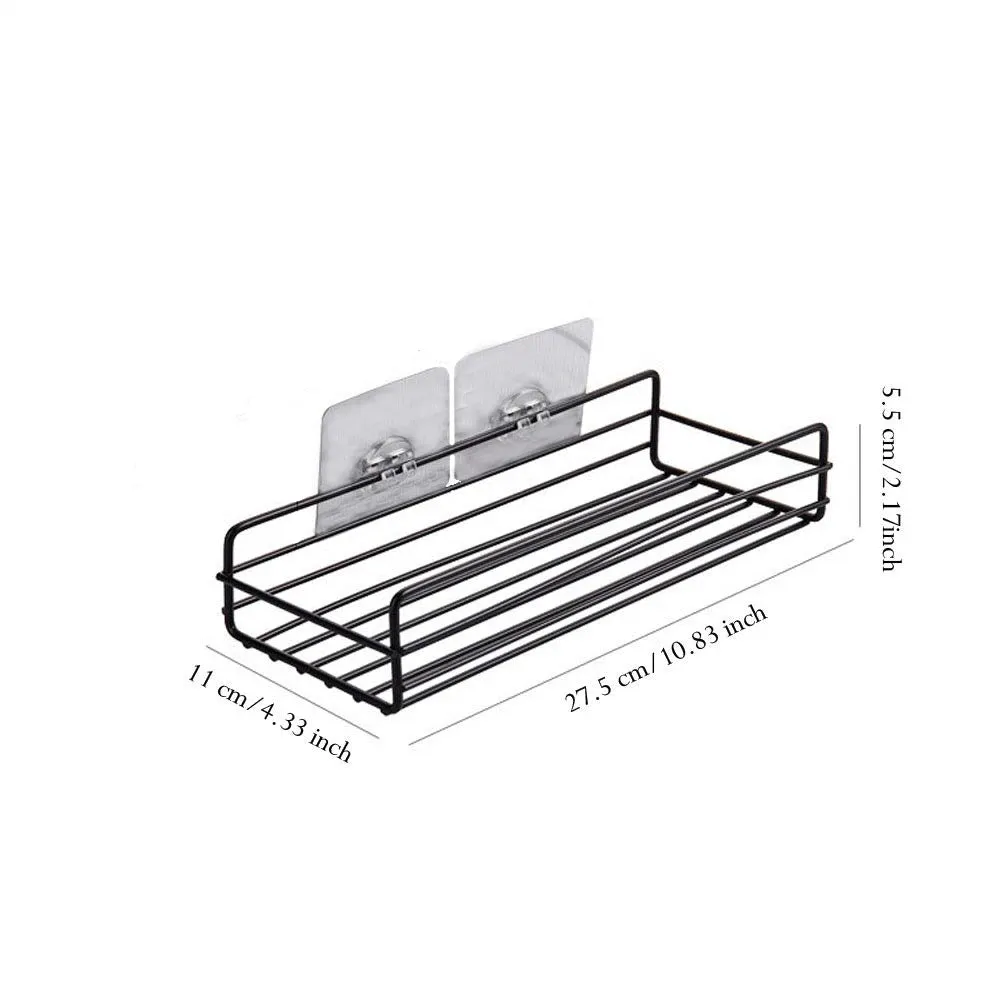 Multipurpose Kitchen / Bathroom Rack Wall Mounted Holder