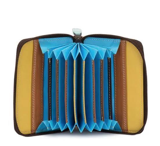 mywalit Wallet: Zipped Fan Credit Card Holder