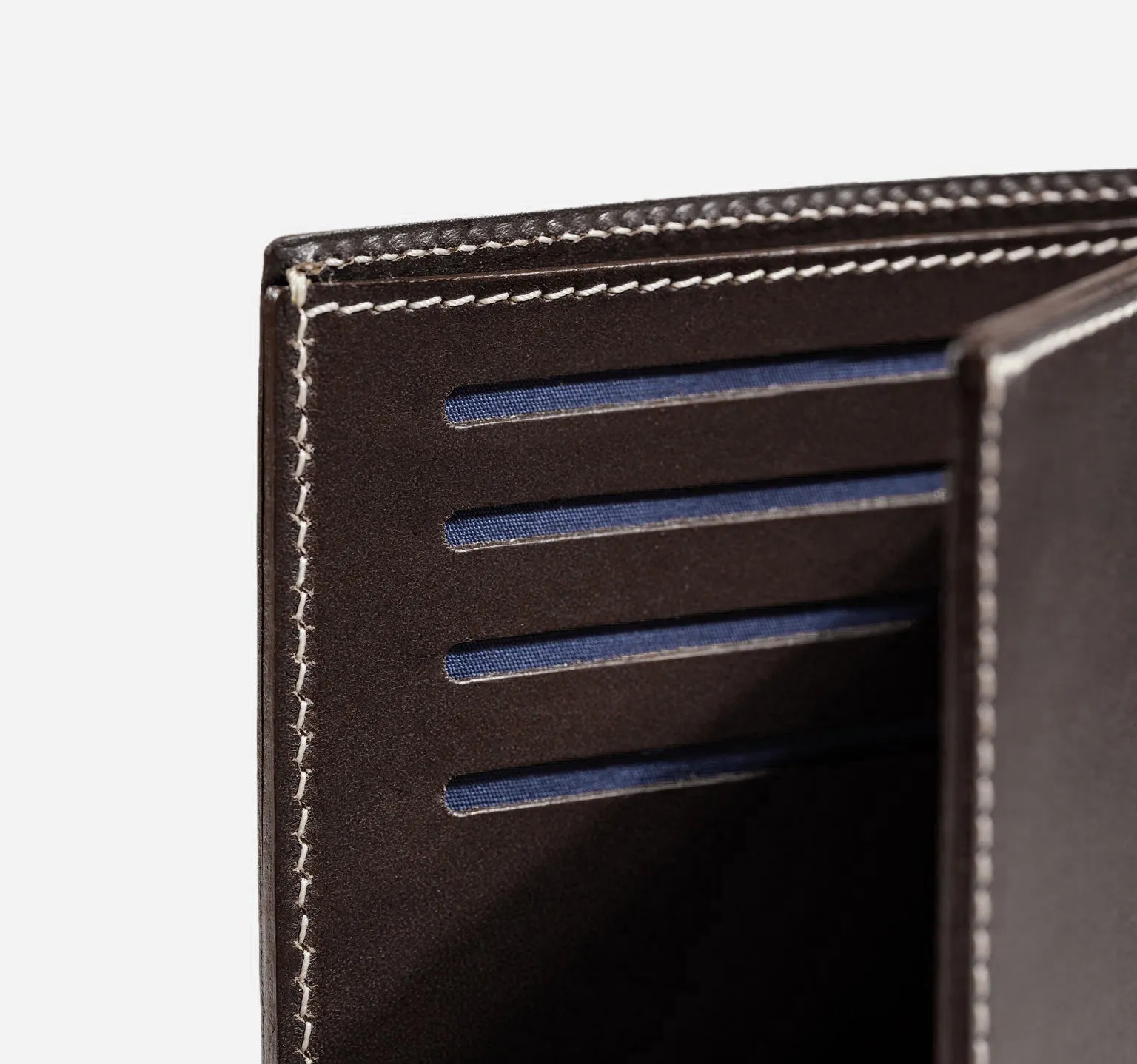 Nappa | Dark Brown Contrast Seam | Passport Cover