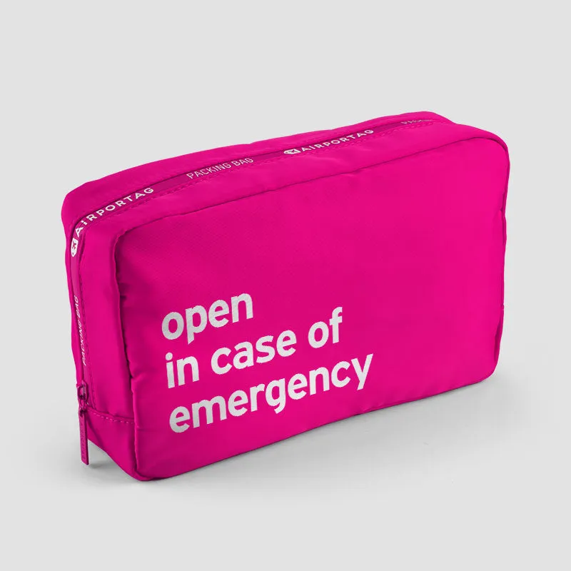 Open In Case Of Emergency - Packing Bag