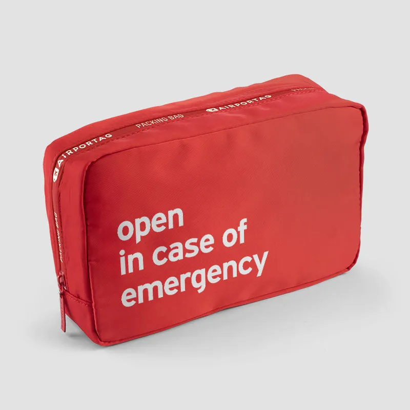 Open In Case Of Emergency - Packing Bag