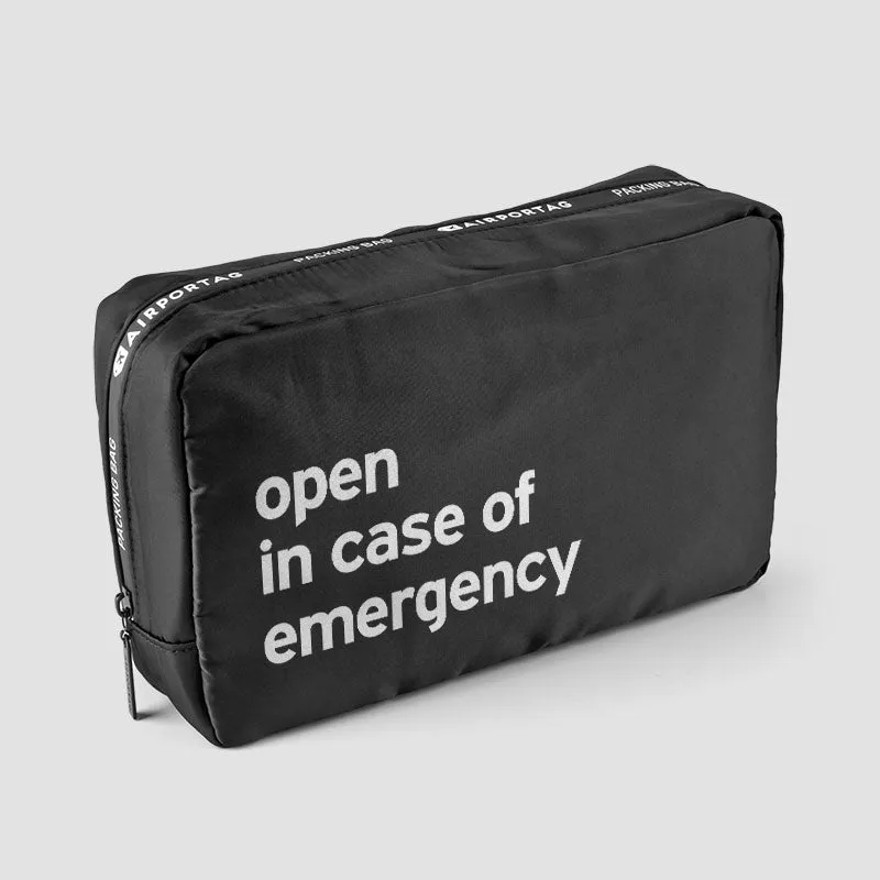 Open In Case Of Emergency - Packing Bag