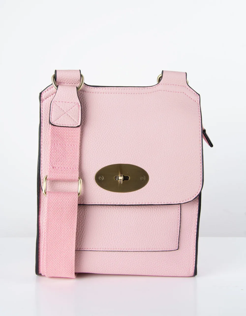 Pale Pink Messenger Bag