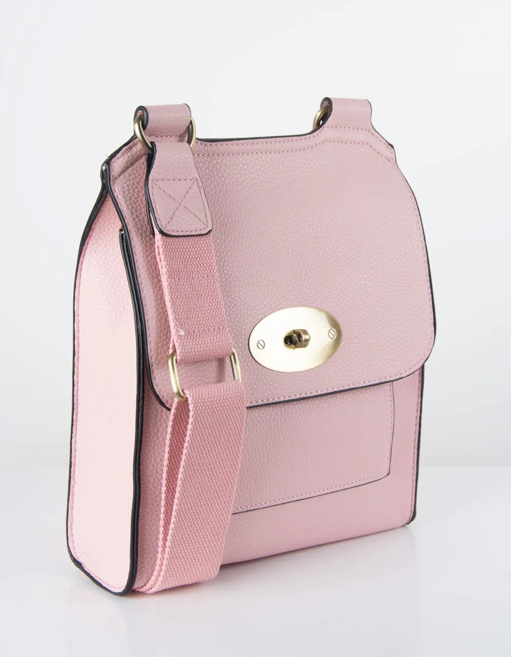 Pale Pink Messenger Bag