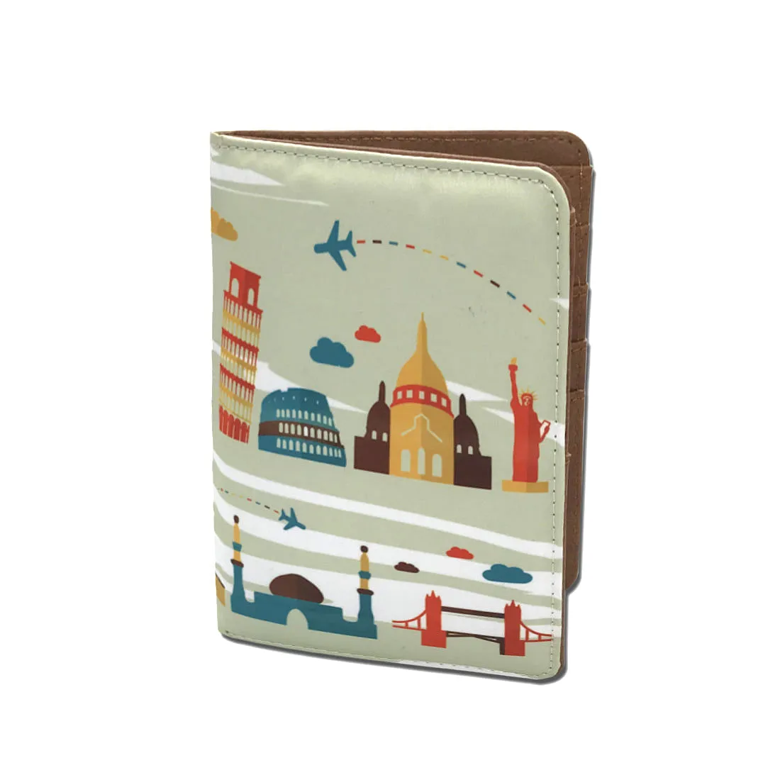 Passport Cover Case Travel Wallet Organizer   - Travel The World