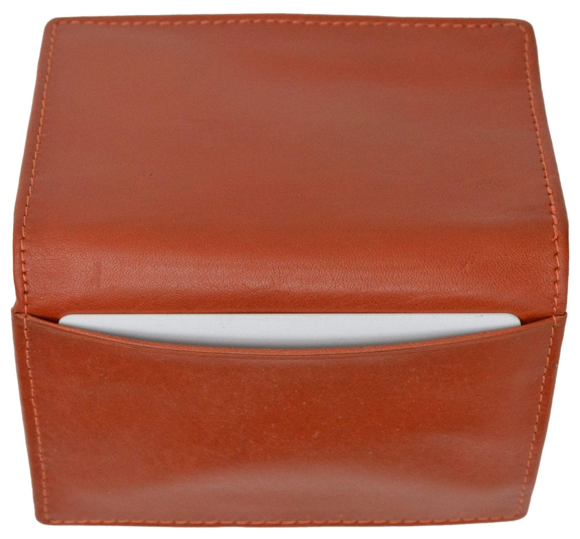 PCF1970 Premium Genuine Leather Expandable Credit Card Id Business Card Holder Wallet