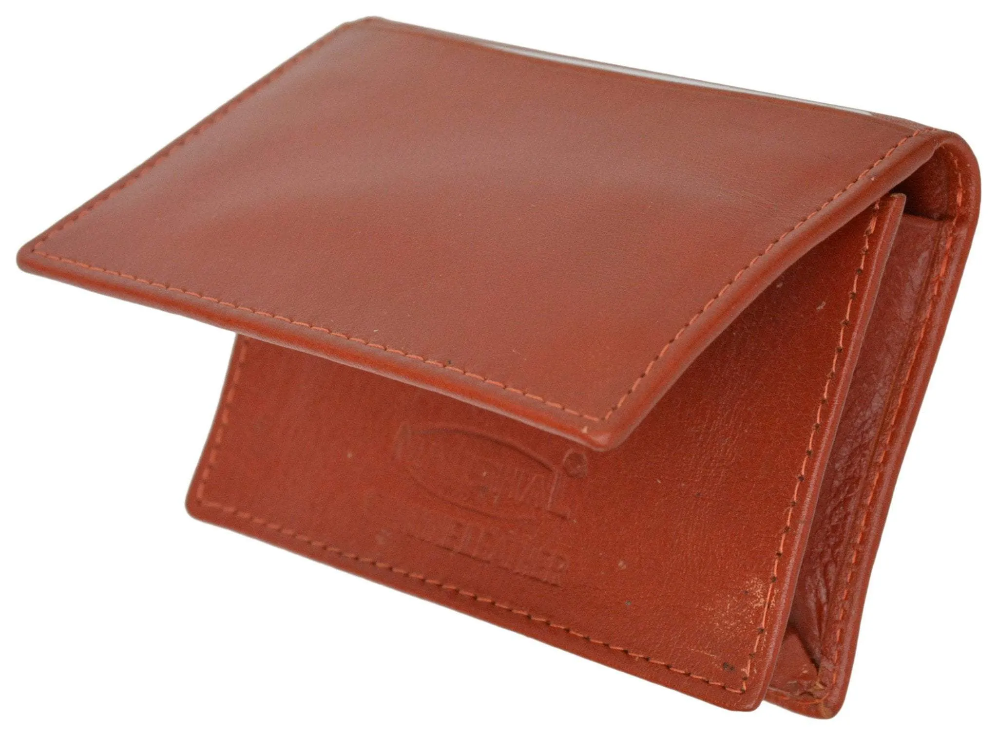 PCF1970 Premium Genuine Leather Expandable Credit Card Id Business Card Holder Wallet