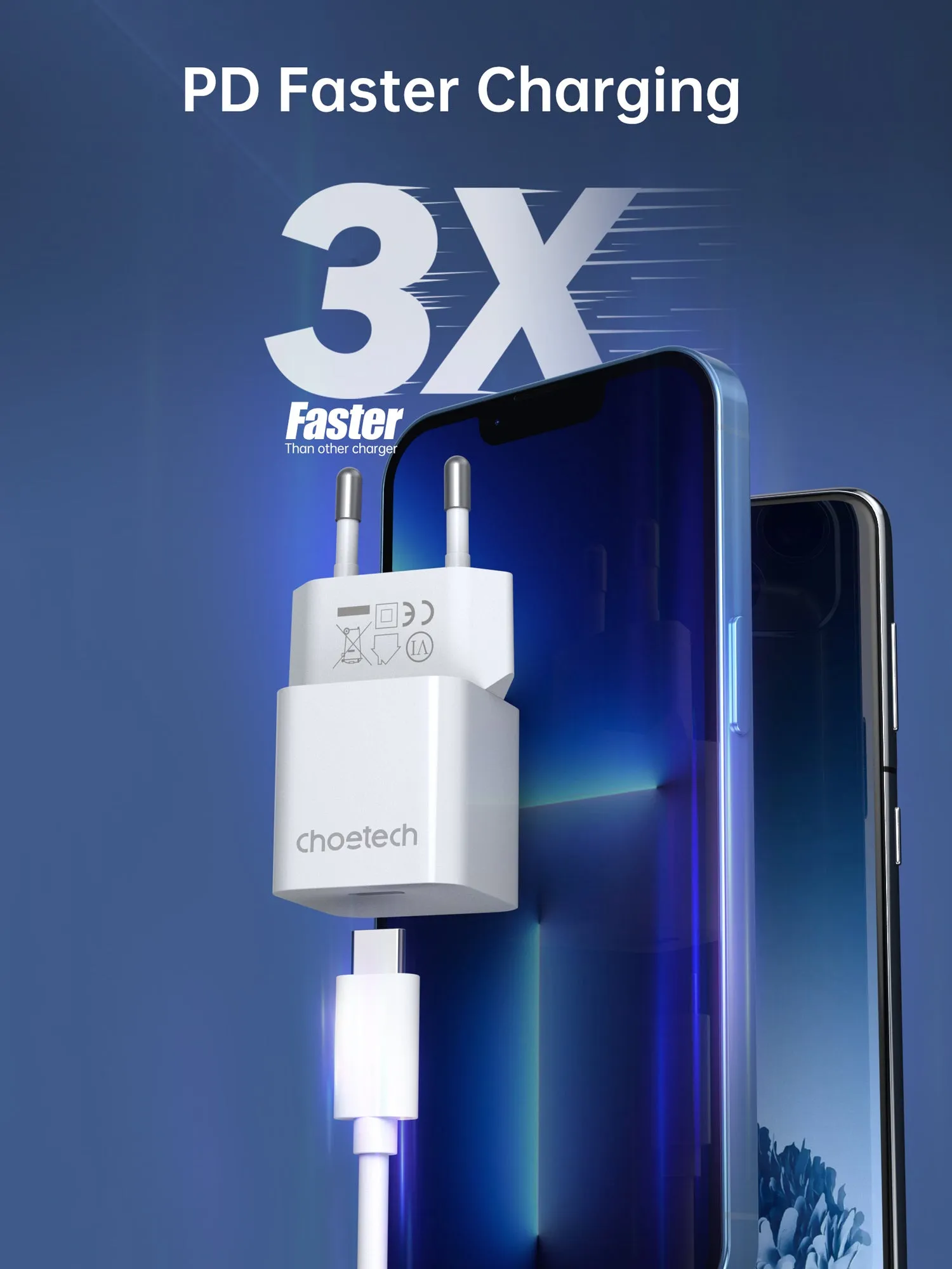 PD5010 Choetech PD20W GaN USB-C Wall Charger