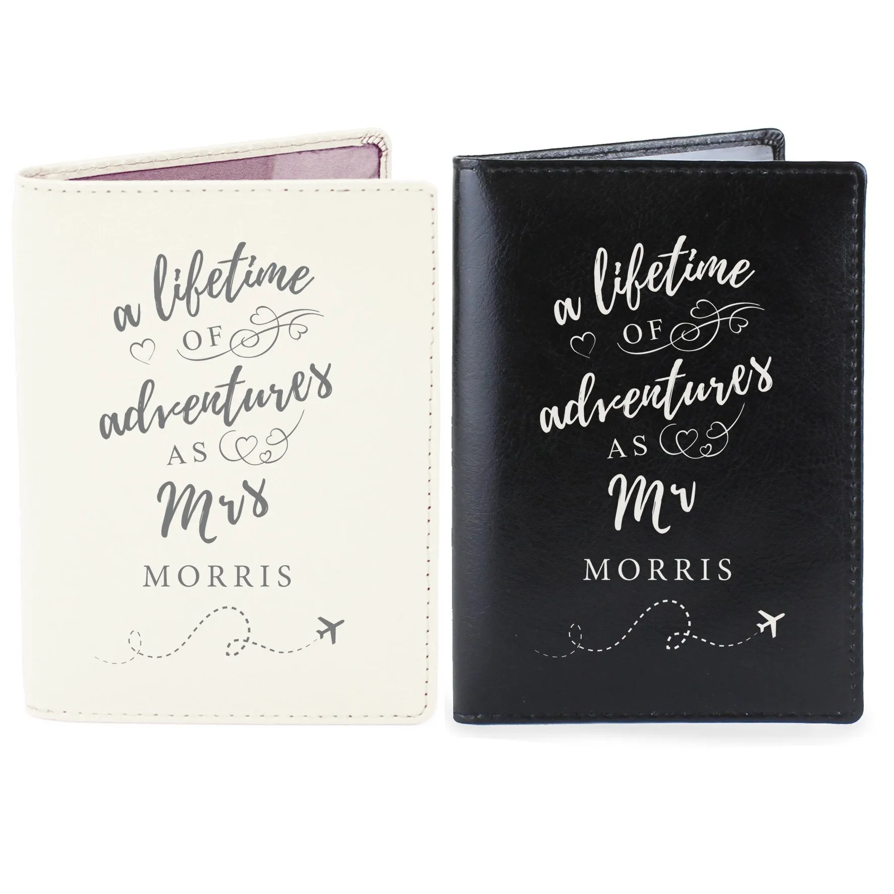 Personalised Lifetime Of Adventures Couples Passports