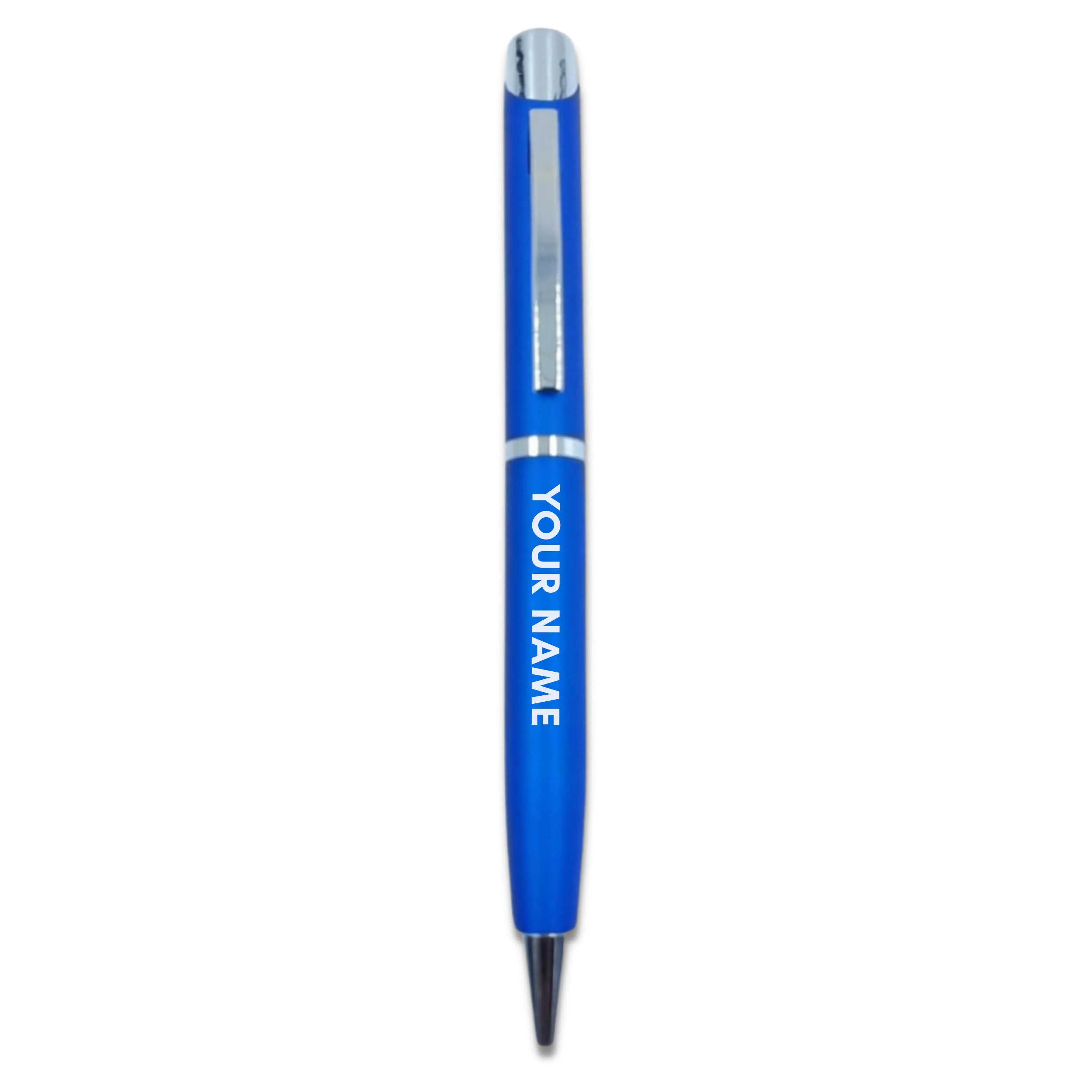 Personalized Pen With Name Engraved Birthday Gift for Colleagues Friends (Blue) - Add Name