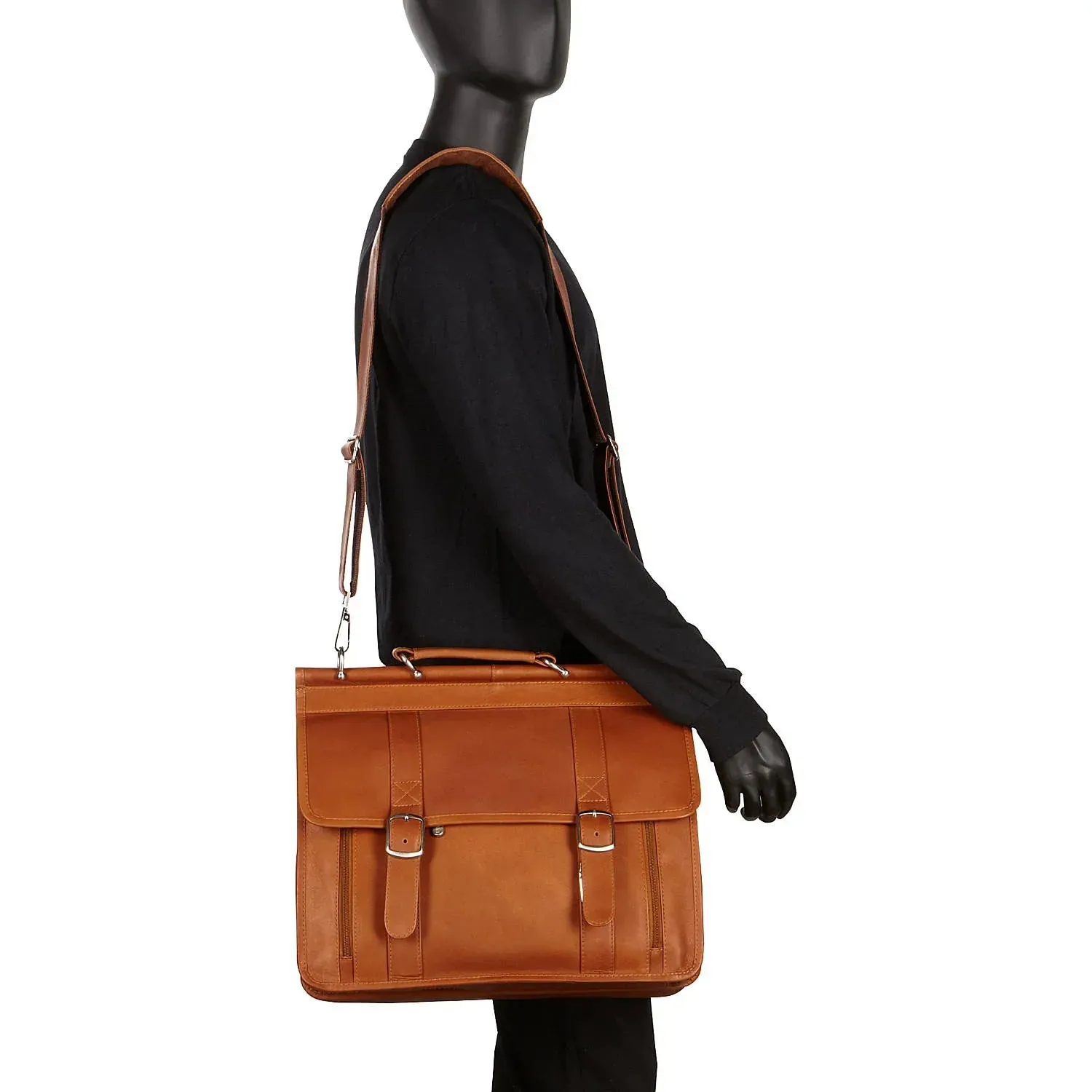 Piel Leather European Briefcase