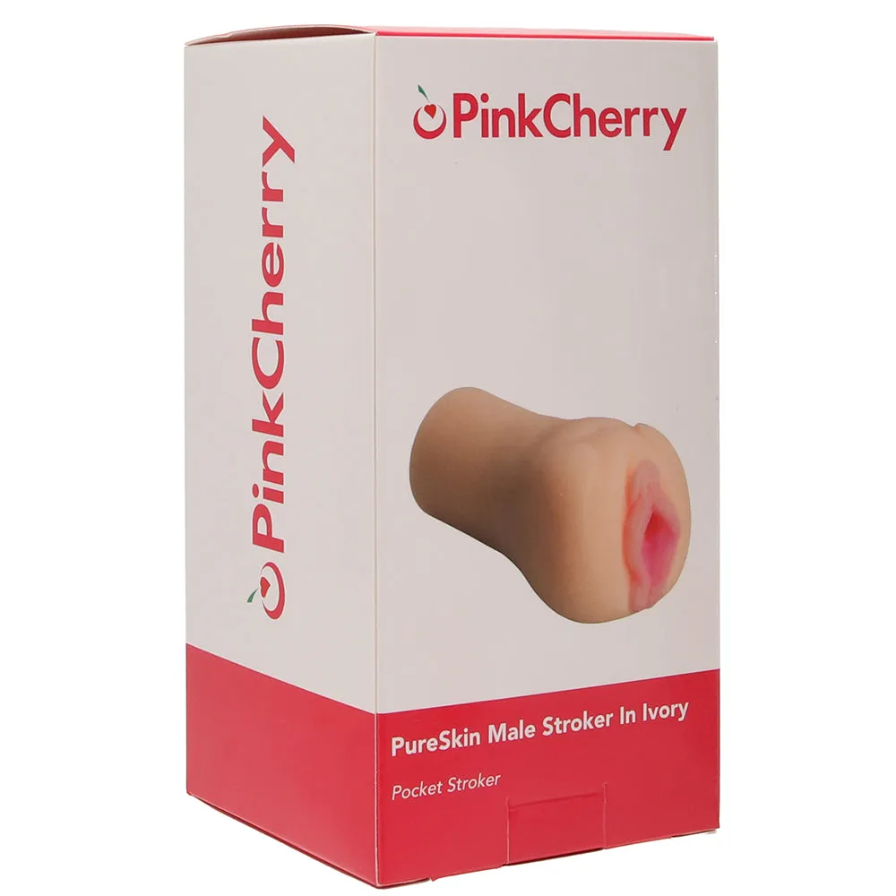 PinkCherry PureSkin Male Stroker in Ivory