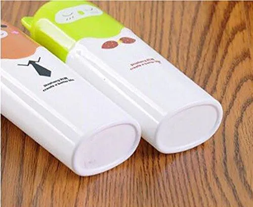 Portable Cartoon Animal Toothbrush Holder Box Plastic Tooth Mug Toothpaste Case Cup Pencil Box Travel Camping