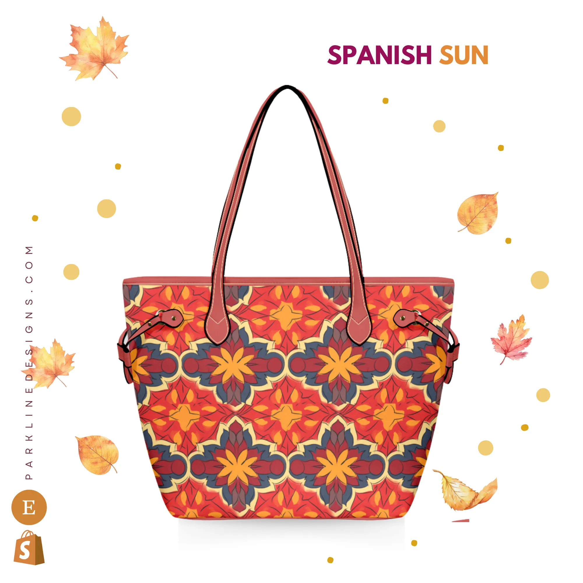 Pumpkin Patch 2 Leather Bag| Perfect Autumn Gift for Her | Elegant & Durable Fashion Tote