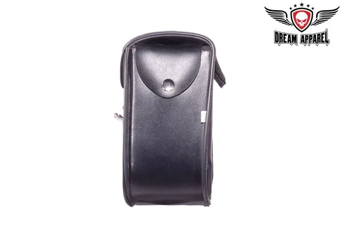 PVC Motorcycle Sissy Bar Bag With Concho