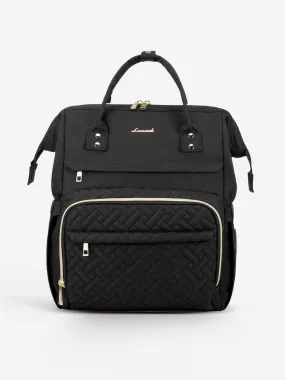 Quilted Fashion Laptop Backpack, 15.6" 17"(US ONLY)