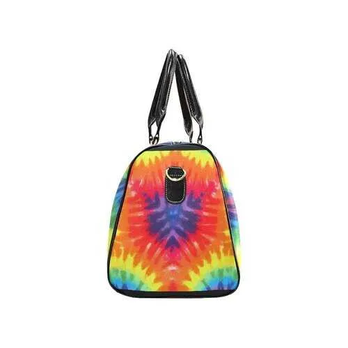 Rainbow Style, Black Top Handle New Waterproof Travel Bag